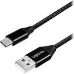 Logilink USB-Stecker USB 2.0 zu USB-C 1,0m (CU0140)
