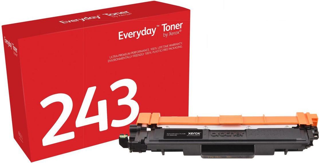 Xerox Everyday Tonerpatrone Schwarz Hohe Ergiebigkeit Kompatibel mit Brother TN-243BK 1000 Seiten