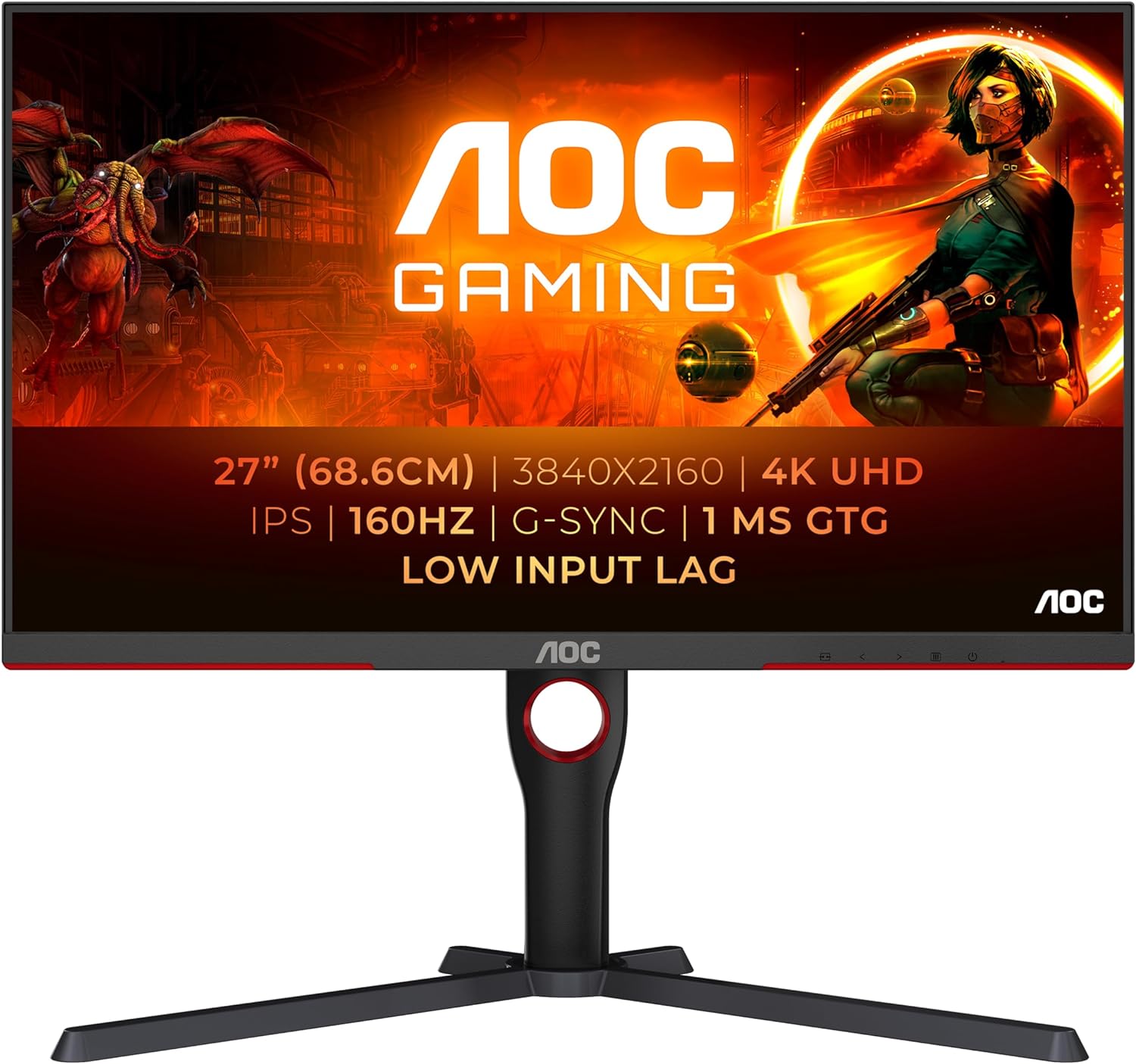 AOC Gaming U27G3X LED-Monitor (U27G3X/BK)