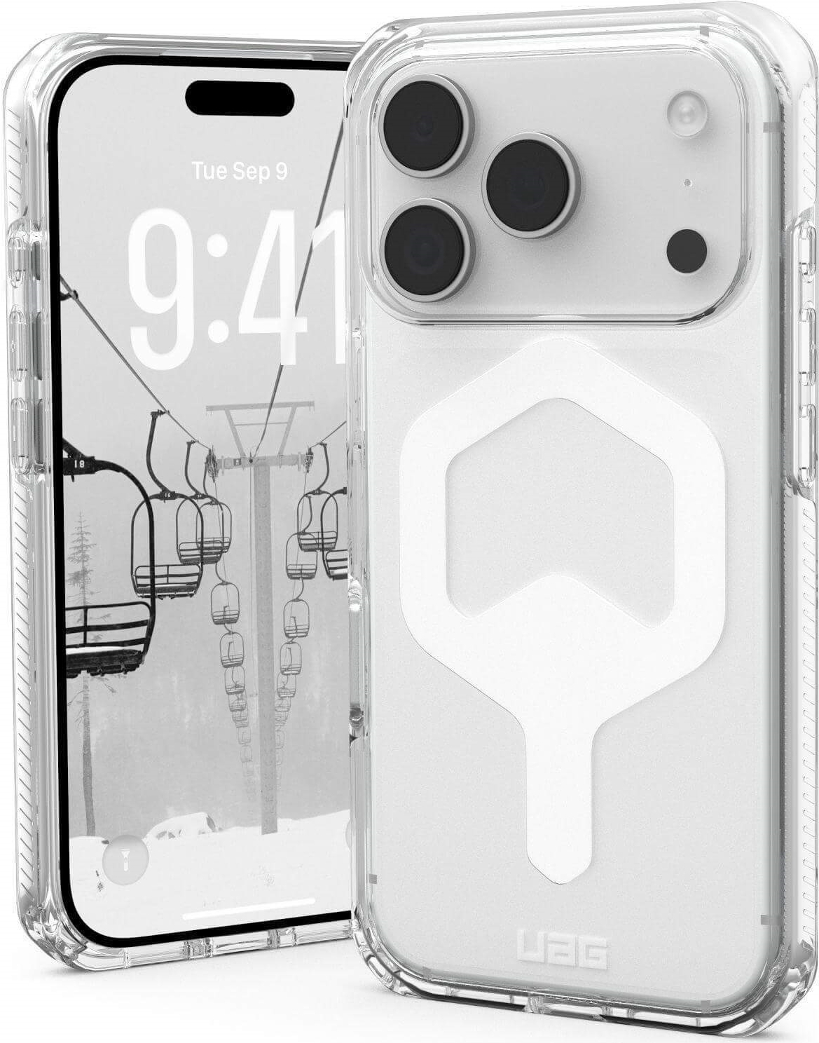UAG Urban Armor Gear Plyo MagSafe Case | Apple iPhone 17 Pro | ice (transparent)/weiß | 114529114341 (114529114341)