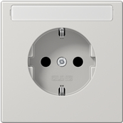 JUNG LS 1520 NA LG. Buchsen-Typ: CEE 7/3. Produktfarbe: Grau, Material: Duroplast. Eingangsspannung: 250 V, Stromstärke (maximal): 16 A (LS1520NALG)