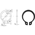Reely Wellensicherungsring Geeignet für Wellen-Durchmesser: 5 mm 20 St. (471A5)