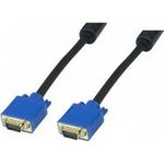 S-VGA Premium Monitorkabel, Pin 9 belegt, 15pol HD D-Sub St./St., 5,0 m (138721)