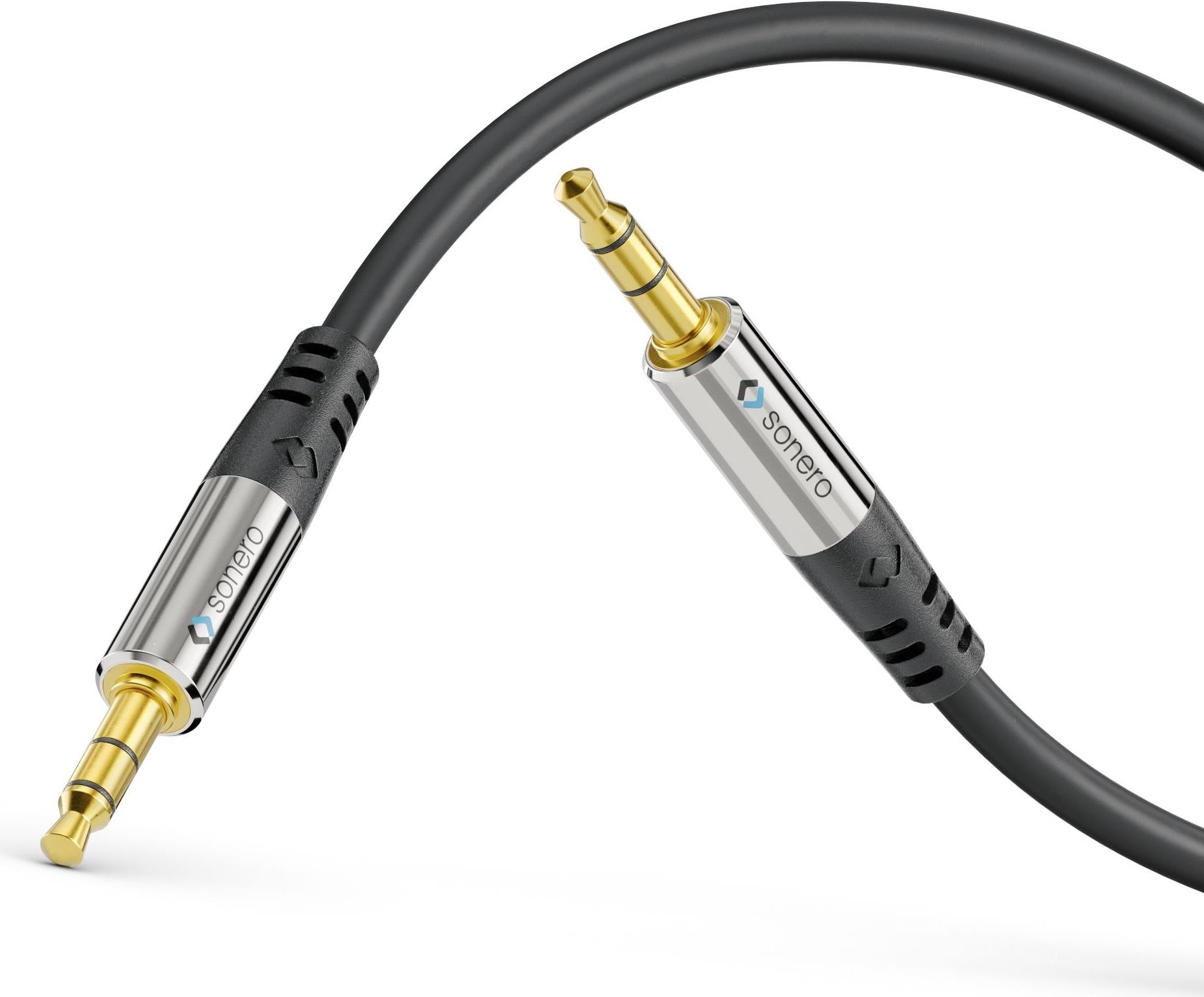 PURELINK Sonero Premium Audio-Kabel S-AC500-100 3,5mm Klinke,Aluminiumstecker,10m
