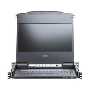 Aten CL6700MW Konsolenregal 43,9 cm (17.3" ) 1920 x 1080 Pixel Metall Schwarz 1U (CL6700MW F)