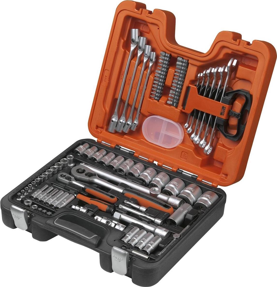 Bahco Steckschlüsselsatz 92-teilig 1/4” und 1/2” (BAHS910)