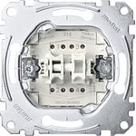 Merten Doppeltastereinsatz MEG3055-0000 2 Schl. 1polig 10A AC250V Steckdose (MEG3055-0000)