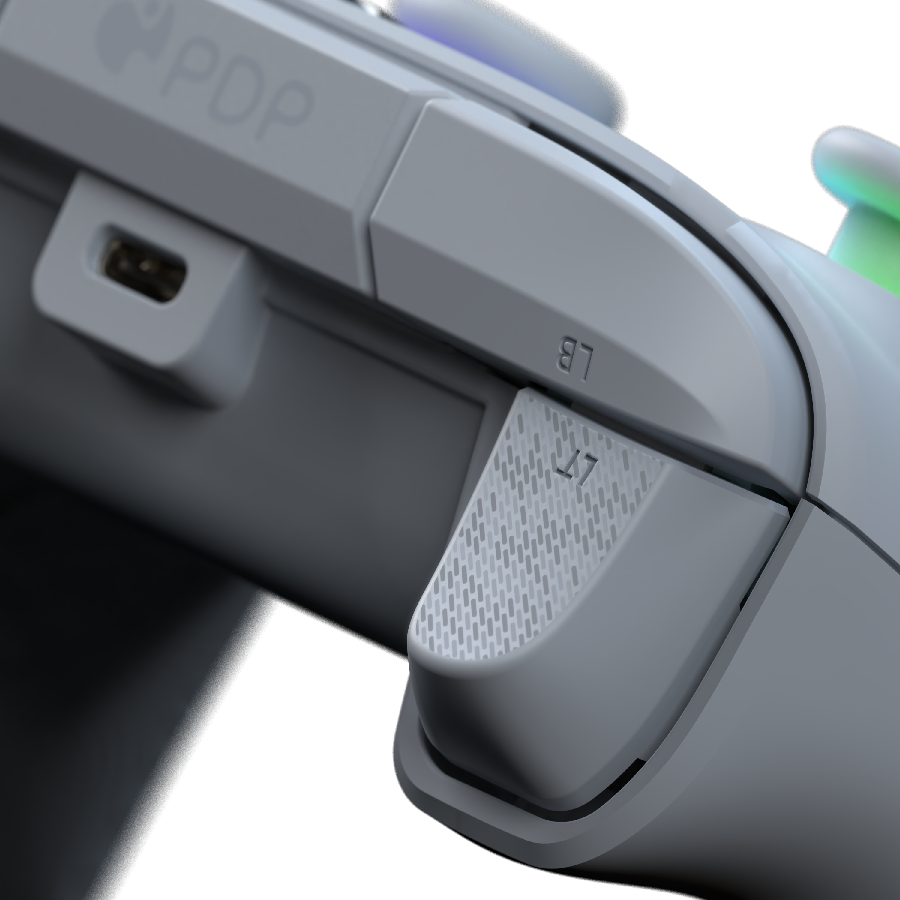 PDP Afterglow Wave Gamepad kabelgebunden USB-C Grau