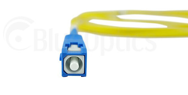 BlueOptics Simplex LWL Patchkabel LC/UPC-SC/APC SM OS2 3 m Blau, Gelb