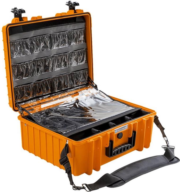 B&W Outdoor Case 6000 with medical emergency ki orange (6000/O/MED)