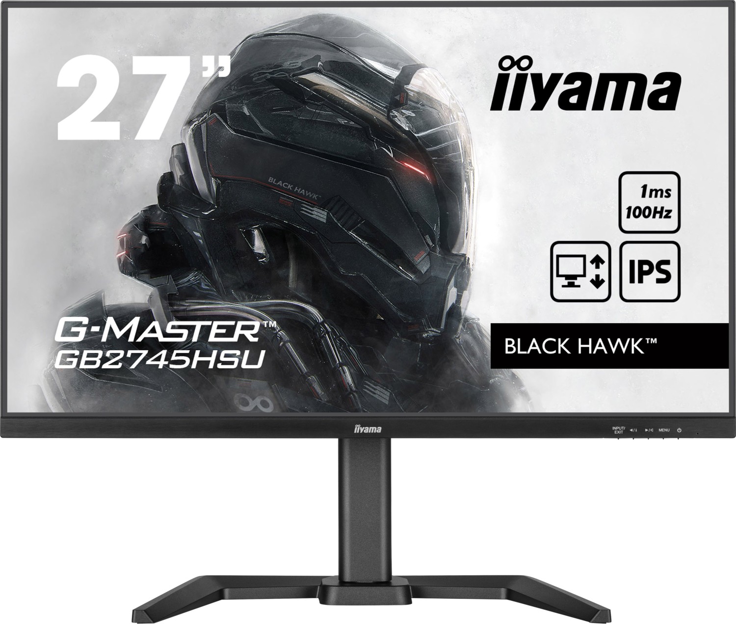 iiyama G-MASTER GB2745HSU-B1 Computerbildschirm 68,6 cm (27") 1920 x 1080 Pixel Full HD LED Schwarz (GB2745HSU-B1)