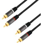 LogiLink CA1209 Audio-Kabel 10 m 2 x RCA Schwarz (CA1209)
