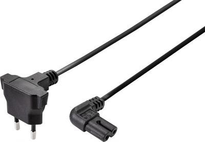 Sygonix SY-5043506 Strom Netzkabel Schwarz 5.00 m (SY-5043506)