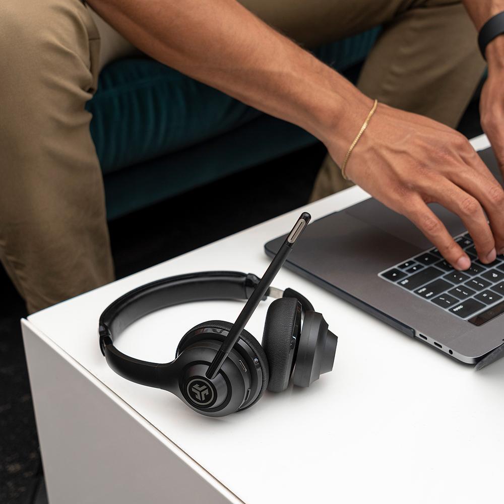 JLab Go Work Gen 2 Headset On-Ear Bluetooth Schwarz, Blau