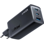 Anker Innovations 737 GaN III 3-Port 120W Charger 2*C(100W)+1*A(22.5W) Black EU - Ladegerät (A2148312)