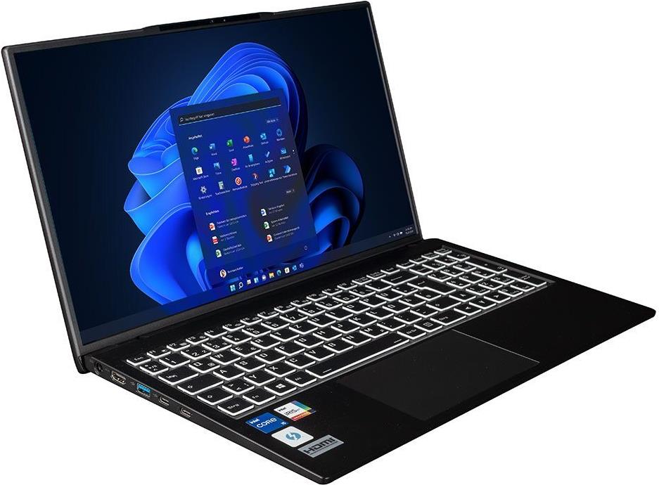bluechip TRAVELline B15W57 15,6" Intel Core i5 16 GB RAM 500 GB SSD Schwarz