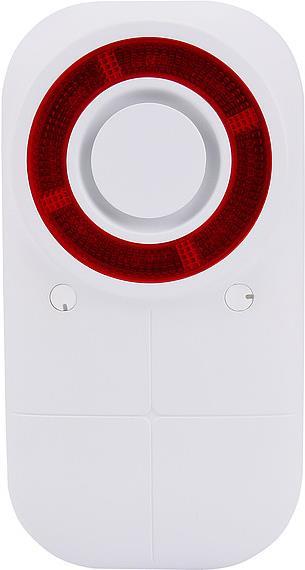 Olympia 6115 Sirene Wireless siren Outdoor Rot - Weiß (6115)
