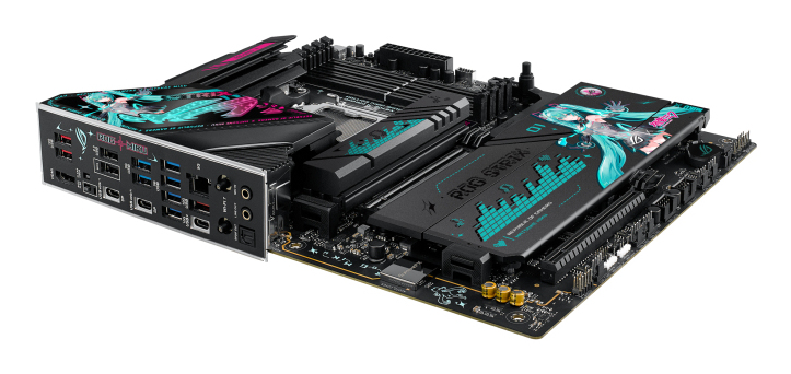ASUS ROG STRIX X870E-H GAMING WIFI7 Hatsune Miku Edition Mainboard Sockel AM5 AMD X870E ATX Wi-Fi 7