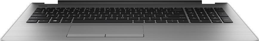 HP 929904-FL1 Notebook-Ersatzteil Gehäuse-Unterteil+Tastatur (929904-FL1)