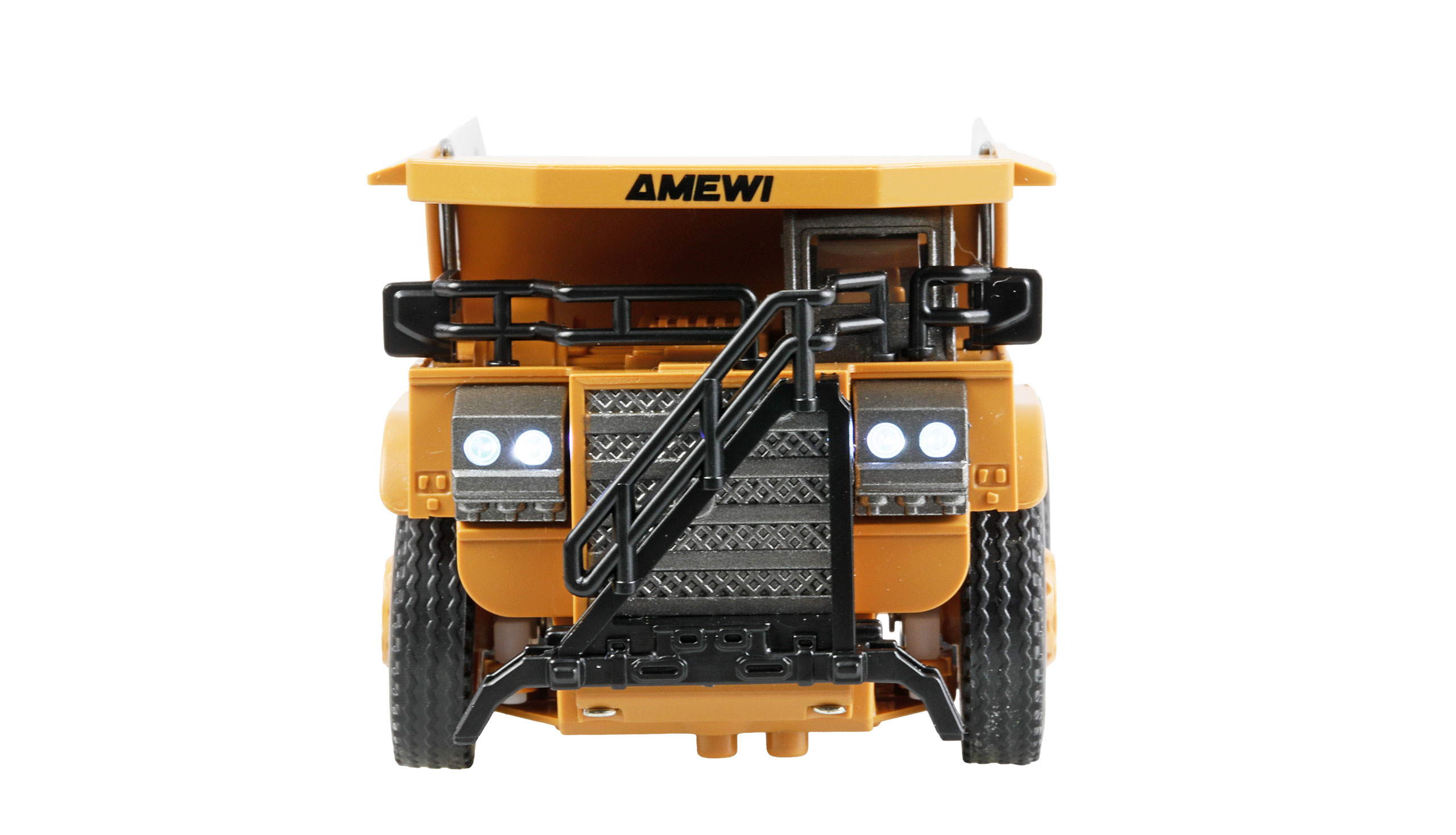 Amewi Mini-Kipper aus Metall 8-Kanal 1:64 RTR Grau, Gelb