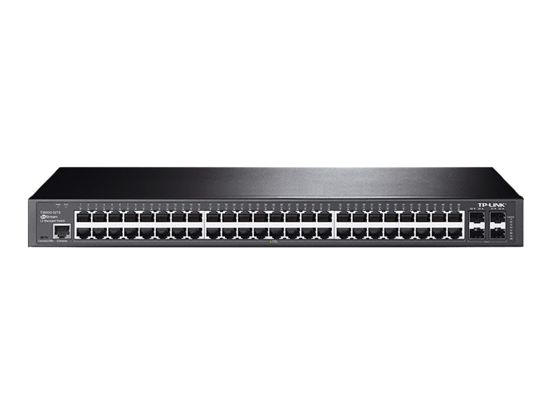 TP-Link JetStream SG3452 Managed Gigabit Switch 48x RJ-45 4x SFP Schwarz