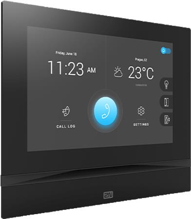 2N Indoor View 7" HD-Touchdisplay Schwarz
