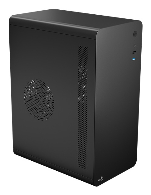 Aerocool CS110 PC-Gehäuse Mini Tower Schwarz