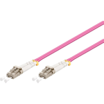 Goobay LWL Kabel, Multimode (OM4) Violett, 5 m - LC-Stecker (UPC) > LC-Stecker (UPC) (95937)