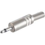 3,5 mm Klinkenstecker, mono, 2 polig, Metallgehäuse (22220510)