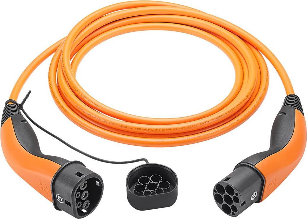 LAPP MOBILITY Ladekabel Typ 2, bis zu 7,4 kW, 5 m, Orange (61786)