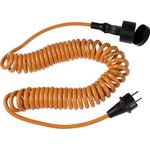 as-Schwabe 70413 Stromkabel Orange 5 m Netzstecker Typ F (70413)