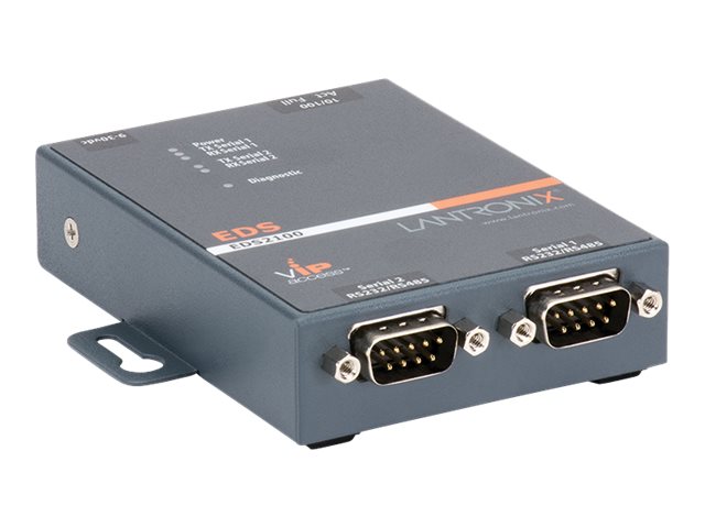 Lantronix Device Server EDS2100 – 2 Port Secure RS-232/422/485 Serial to IP Ethernet Gateway