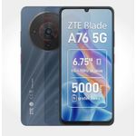 ZTE Blade A76 128 GB 5G Smartphone 17,1 cm (6.75 Zoll) Android 50 MP Einzelne Kamera Kamera Dual Sim WiFi 5 (Stardust Black) [Energieklasse B] (123452601009)