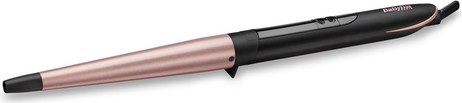 Babyliss C454E Rose Quartz Conical Lockenstab, rosa Schwarz (C454E)