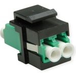 ROLINE Keystone LWL-Adapter LC/LC Duplex, Single Mode, OS2, APC (21.17.0058)