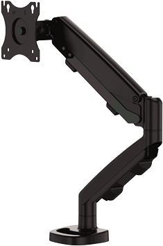 Fellowes - Befestigungskit - für Monitor (einstellbarer Arm) - Stahl - Schwarz, RAL 9017 - Bildschirmgröße: 25,4-76,2 cm (10-39) - Klemmmontage, Tülle, Tischmontage (9683101)