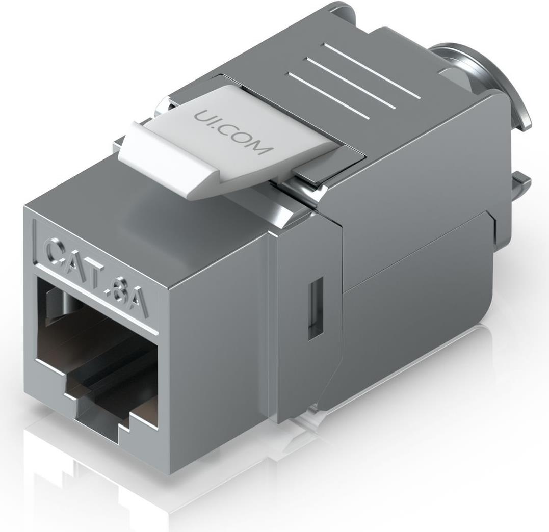 Ubiquiti Toolless keystone for terminating a Cat6A Ethernet (UACC-Keystone-Jack-C6A)