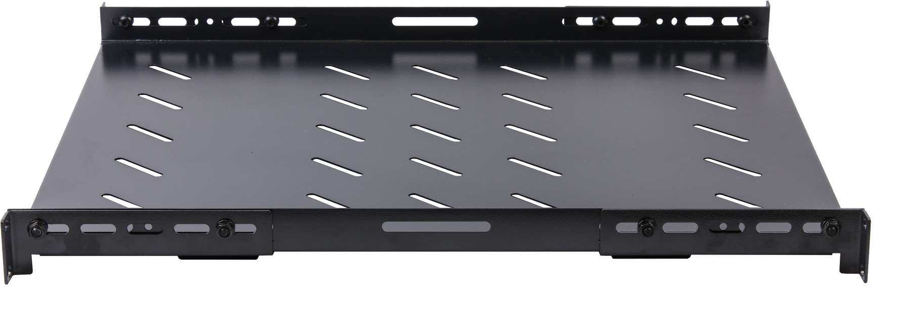 Rockstable RS19-SFH78 1 HE 19" Schwerlast-Regalboden 100 kg Traglast 550 mm SPCC-Stahl Schwarz