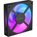 HP OMEN 120mm aRGB Fan – Gehäuselüfter, 73 CFM, 3,1 mmH2O, Zero RPM Mode, Schwarz (A4RP1AA)