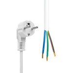 MicroConnect Schuko - Open End Power cable 10m White (MC-PE010SCHW-OE)