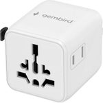 Gembird TPA-INT-01-W Universal-Reisenetzteil, weiß (TPA-INT-01-W)