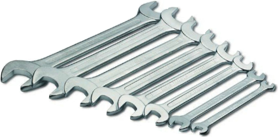 Cimco Doppelmaulschlüssel 8tlg Maulstellung 15 112310 Schlüsselweite 6 x 7 - 20 x 22 mm (112310)