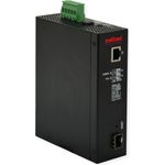 ROLINE Ind.Konv., Gigabit Eth., RJ45/LC mit PoE (IEEE802.3af/at/bt) (21.13.1135)