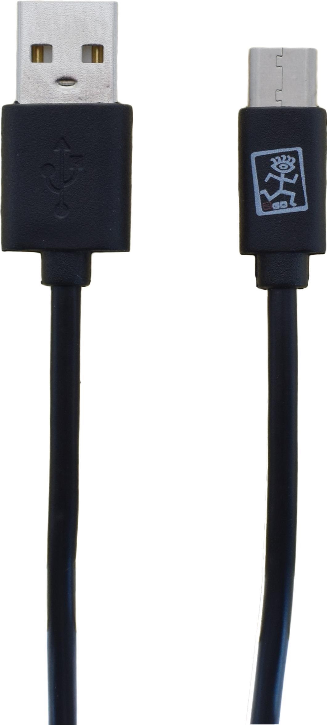 2GO 795782 USB Kabel 1 m USB 3.2 Gen 1 (3.1 Gen 1) USB B USB C Schwarz (795782)