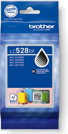 Brother LC-528BK Tintenpatrone Schwarz (6.000 Seiten) (LC528BK)