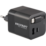 VOLTCRAFT UC-45W002 USB Ladegerät 45 W 1x USB-A, 2x USB-C® USB PD Schwarz Innenbereich GaN, USB Power Delivery (USB-PD), Schnellladegerät (VC-17330925)