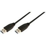 Logilink USB-Kabel USB Typ A (M) zu USB Typ A (M) (CU0038)