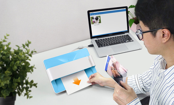 Plustek ePhoto Z300 Fotoscanner 600 DPI A4 USB 2.0 Blau