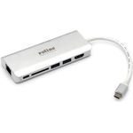 ROLINE 12.02.1037 Notebook-Dockingstation & Portreplikator Verkabelt USB 3.2 Gen 1 (3.1 Gen 1) Type-C Silber (12.02.1037)