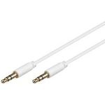 Wentronic Goobay 3,5mm-Klinke-Verbindungskabel, Weiß, 2 m - Klinke 3,5 mm-Stecker (3-Pin, Stereo) > Klinke 3,5 mm-Stecker (3-Pin, Stereo) (69113)